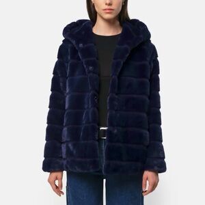 Apparis Goldy Coat Medium Ink Faux Fur